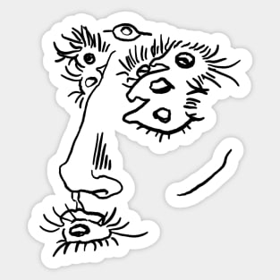 eye smize Sticker